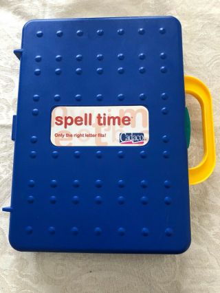 Spell Time Cadaco Homeschool Preschool Spelling Activity Word Game Puzzle Euc