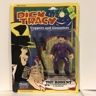 1990 Dick Tracy Coppers Gangsters The Rodent Action Figure Playmates Walt Disney