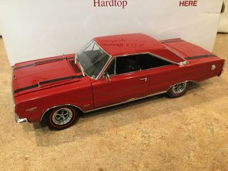 1/24 Danbury " 1967 Plymouth Gtx Hardtop” In Bright Red