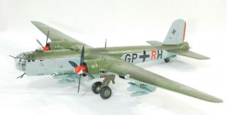 1/72 Revell Heinkel He 177 A - 6 - Very Good Built & Airbrush Painted