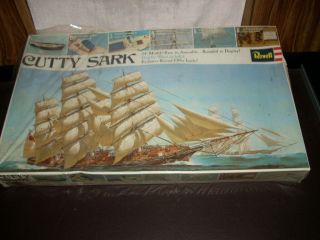 Revell 24 " Cutty Sark H - 368 Model Kit Old Stock Plastic Ship Boat Nos 1968