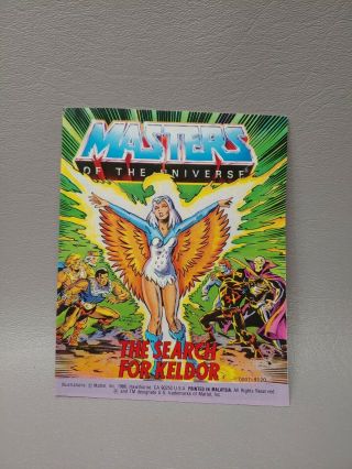 Masters Of The Universe He Man Mini Comic Book Mattel 1983 Search For Keldor