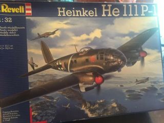 Revell 1/32 Heinkel He - 111 P - 1 04696 Open Second Decal Set