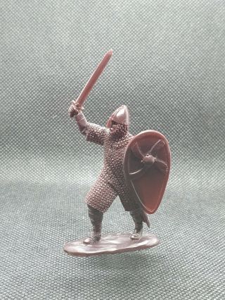 Collectible Plastic Toy Soldiers Publius Norman Knight W/sword 1:32 54 Mm