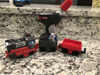 Fisher Price Geotrax Town Gray And Red Train Engine,  Remote