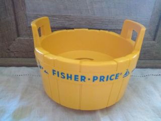 VINTAGE FISHER PRICE TOY 3 MEN IN A TUB BUTCHER BAKER CANDLESTICK MAKER 5