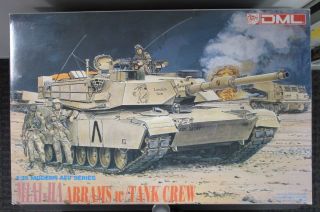 Dml 1/35th Scale M1a1 - Ha Abrams With Tank Crew For Army/marines Kit No.  3517