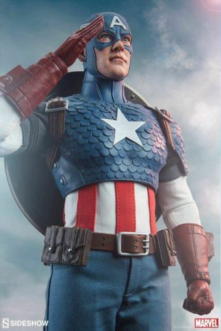 Sideshow Captain America Collector Edition 1/6 Scale Figure