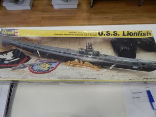 Revell Model Ship U.  S.  S Lionfish Wwii Submarine 21 " Long