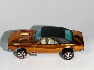 Hot Wheels Redline Custom Camaro Orange Black Roof Hk Jlb - 820