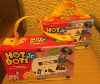 Hot Dots Jr.  Colors And Shapes Ages 3 - 6 By Educational Insights Euc