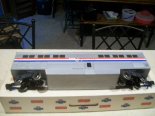 G Scale Great Trains Amtrak Dining Car 2203w/seating&tables -