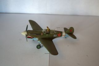 1:72 Professional Built Model Aircraft Wwii Curtiss P - 40 Kittyhawk Hasegawa