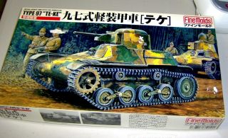 1/35 Scale Type 97 Te - Ke Japanese Light Tank (fine Molds)