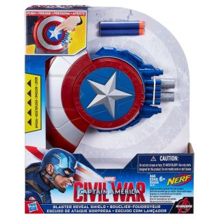 The Avengers Captain America Civil War Blaster Reveal Shield