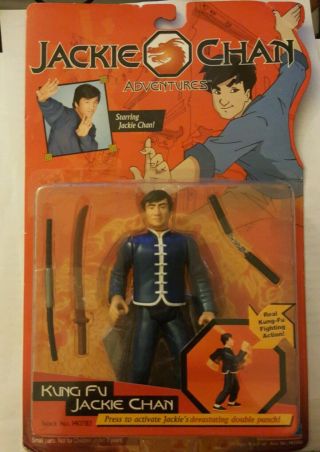 Jackie Chan Adventures Action Figure - Rare Kung Fu Jackie Chan Collectible