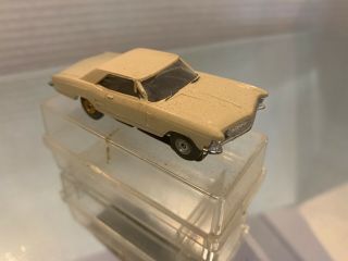 Vintage Aurora Model Motoring Ho Scale Slot Car ‘63 Buick Riviera (tan)