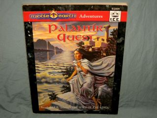 I.  C.  E Merp 2nd Edition Adventure - Palantir Quest (rare - Hard To Find And Vg, )