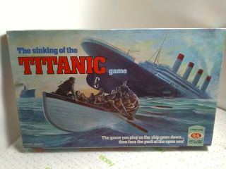 Rare/vintage The Sinking Of The Titanic Board Game 1976 Ideal (