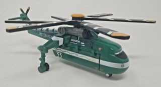 Disney Pixar Planes Fire & Rescue Windlifter Diecast Piston Peak Helicopter Euc