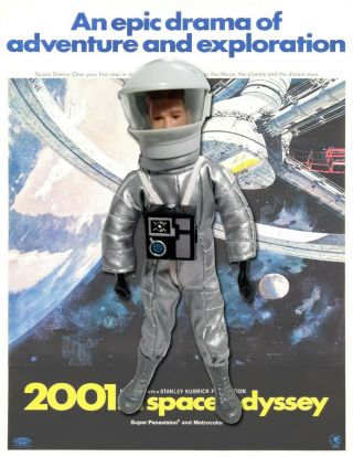 Madelman 2001 A Space Odyssey Astronaut Stanley Kubrick Action Figure