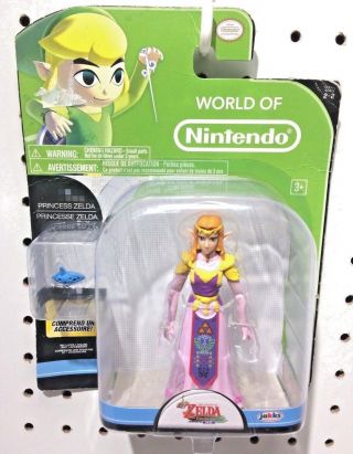 Princess Zelda Figure W/ Ocarina Accessory World Of Nintendo