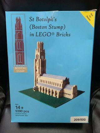 Lego Boston Stump Certified Professional Bright Bricks 1 / 500 Made St Botolph 