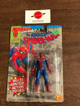 1990 Spider - Man Marvel Heroes Toybiz Moc Vintage