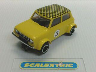 Scalextric Vintage Mini Clubman 1275 Gt C122 Yellow 3  Nippy Type 1