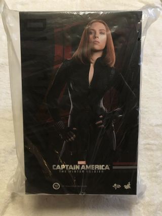 Hot Toys Mms 239 Captain America 2 Black Widow Scarlett Johansson Figure