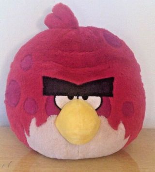 Angry Birds Plush Spots Big Brother Terence Red Bird No Sound 8 " Commonwealth