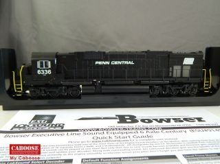 Bowser Ho Scale Alco C - 636 Penn Central Locomotive Dcc W/sound (08394)