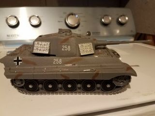 Bmc Ww2 German King Tiger Ii Tank - Gray 1:32 Scale Vehicle For Plastic Army Men