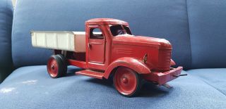Pressed Steel Zis Zil Toy Truck From Soviet Union Ussr Cccp Old Russian Tin Toy