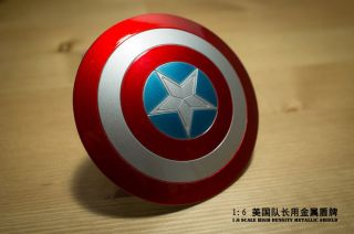 1/6 Captain America Shield Metal Material Can buckle Hand latest improved Acc 5