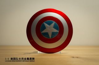 1/6 Captain America Shield Metal Material Can buckle Hand latest improved Acc 6