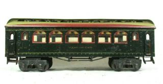 Ives Railway Lines 182 Parlor Car From Pre War 3240 1 Gauge Set 8 Wheel Train