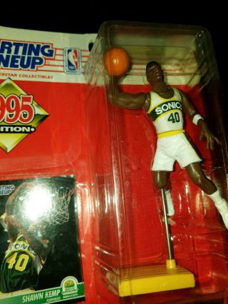 1995 Starting Lineup Shawn Kemp Supersonics Figuring Sports Toy