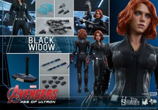 Hot Toys Black Widow Avengers Age Of Ultron 1/6 Figure Scarlett Johansson