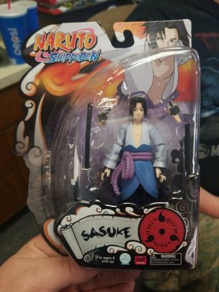 Naruto Shippuden Sasuke Figure Toynami 2002 4 " Rare Omakase Uchiha Clan