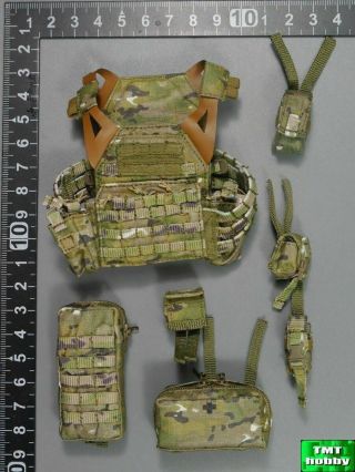 1:6 Scale Easy & Simple 26022r Sas Urban - Jumpable Plate Carrier W/ Pouches