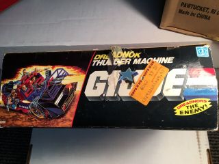 Gi Joe A Real American Hero Thunder Machine Cobra Dreadnok Box Uncut File Card 6
