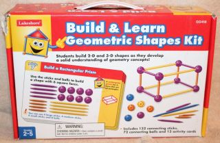 Lakeshore Build & Learn Geometric Shapes Kit Grades 2 - 5