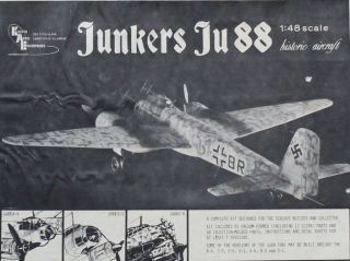 Kae 1:48 Junkers Ju - 88 Koster Multi - Media Aircraft Model Kit Ju88u