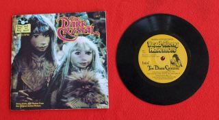 Rare 1982 - The Dark Crystal - Read Along Adventure - Book & 7 " 33⅓ Rpm Record