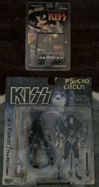 KISS Psycho Circus Figurines (Set Of 4) And KISS Cars (Set Of 4) Never Opened 5