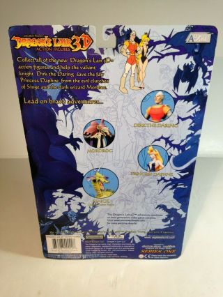 AnJon Toys Don Bluth Dragon ' s Lair 3D Princess Daphne Fire Drake Action Figures 2