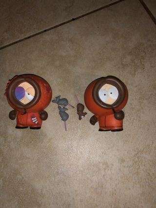 Kidrobot South Park Dead Kenny And Kenny 3 Inch Figures 2011 Limited Edition