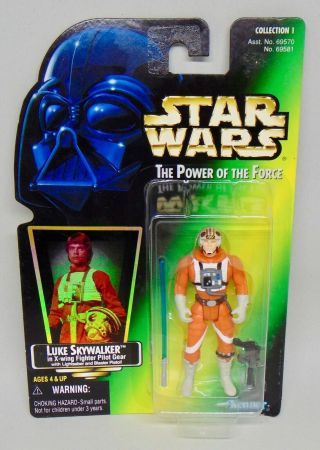 Kenner Star Wars Power Of The Force 3.  75 " Luke Skywalker X - Wing Potf