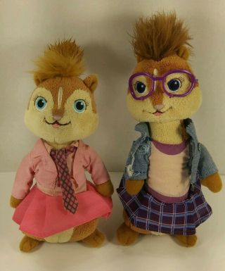 Ty Beanie Babies Alvin And The Chipmunks Brittany/jeanette Chipette Plush Vgc